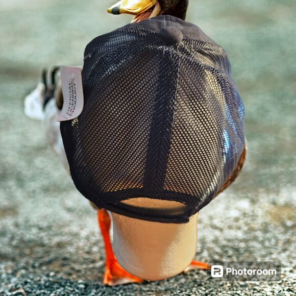 Men's Ducks Unlimited Trucker Hat Velcro Adjustable - Navy Blue - Picture 2 of 2